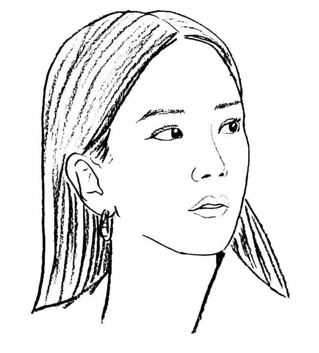 Tranh tô màu Blackpink Jisoo 2