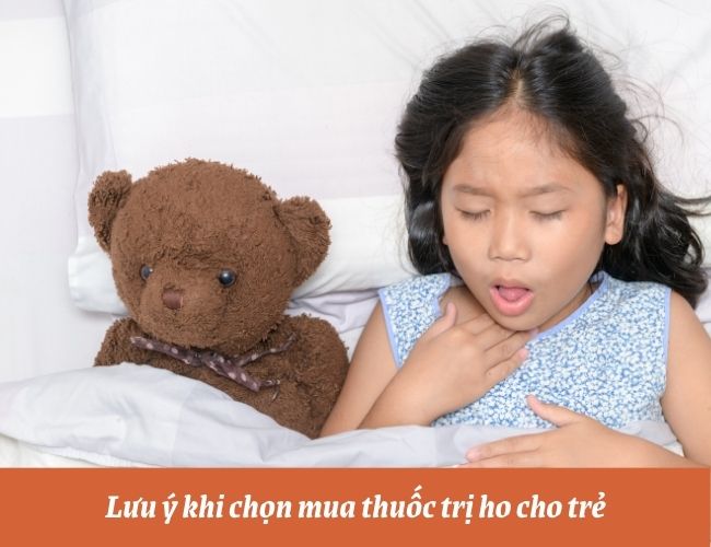 Mẹ nên lưu ý khi chọn thuốc trị ho cho trẻ