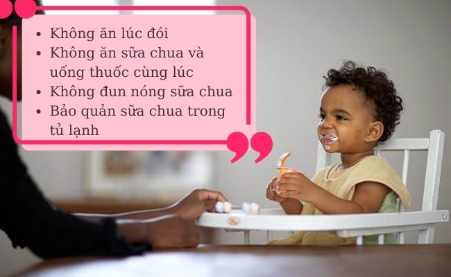 Cho bé ăn sữa chua đúng cách để mang lại lợi ích tốt nhất