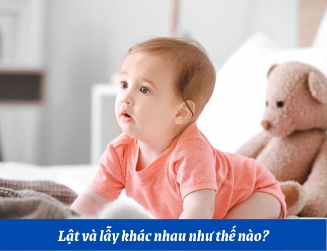 Lật và lẫy thực ra là một trong những sinh hoạt hắn chang nhau