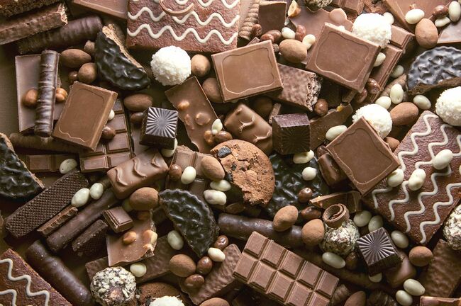 Chocolate chứa nhiều chất béo gây khó tiêu
