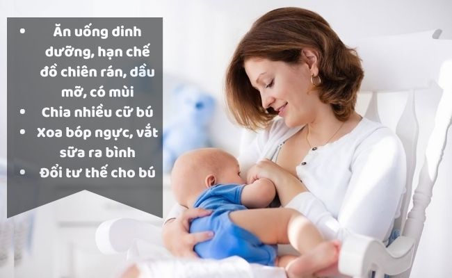 Cách giúp mẹ cải thiện trình trạng bú ít khi bé bú mẹ