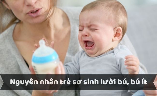 Có bệnh trong người cũng làm bé mệt mỏi, gắt gỏng và khó chịu hơn khi bú