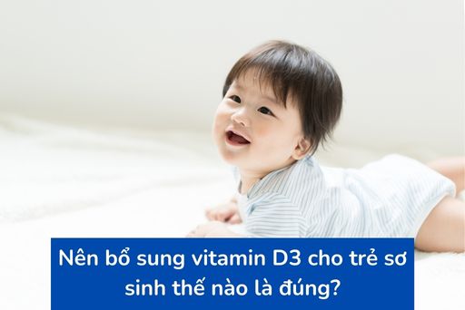 Bổ sung Vitamin D cho trẻ sơ sinh