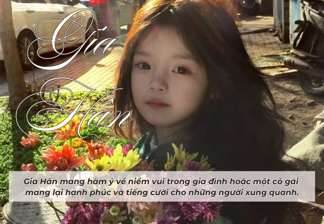 ý nghĩa tên gia hân
