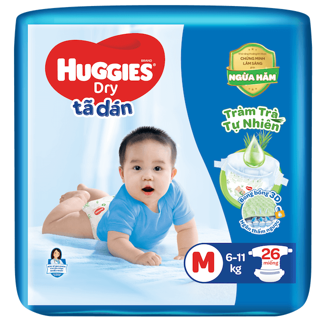 bỉm cho trẻ sơ sinh huggies