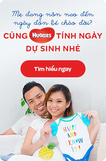 Cùng HUGGIES® Việt Nam tính ngày dự sinh nhé