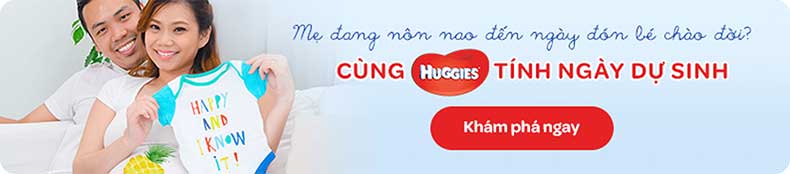 Cùng HUGGIES® Việt Nam tính ngày dự sinh nhé