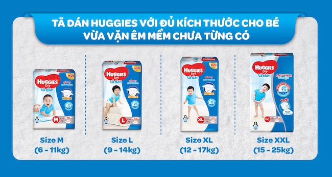 tã dán huggies bọc kén