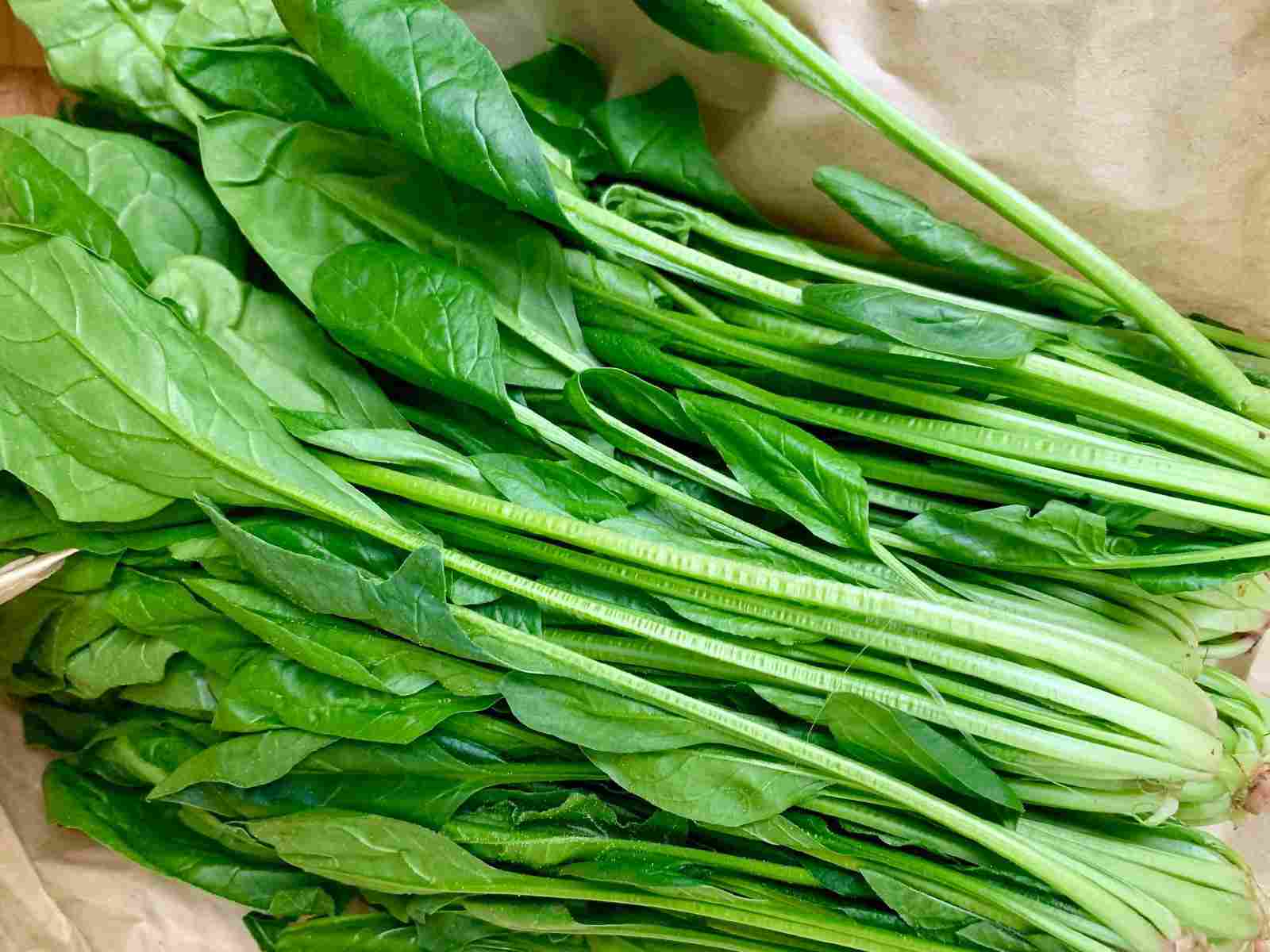 Mẹ bầu có thể bổ sung cải bó xôi vào thực đơn