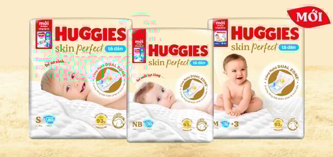 Dòng tã Huggies Skin Perfect