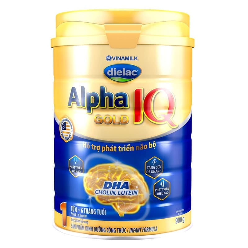 Sữa bột công thức Dielac Alpha Gold IQ số 1