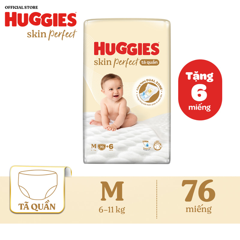 Tã dán quần Huggies cho bé