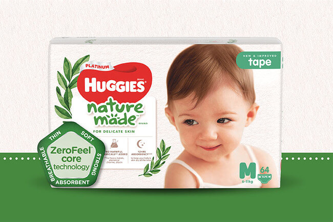  Huggies Naturemade size M