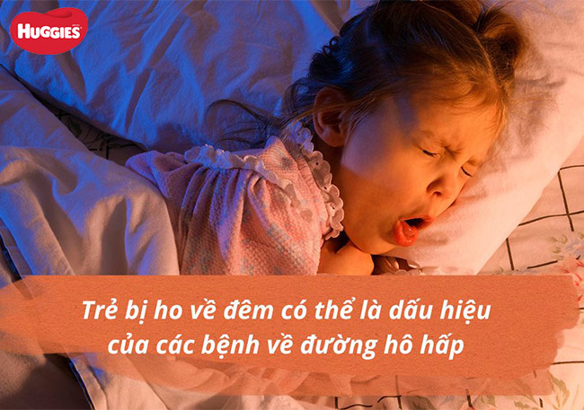 Ba mẹ có nên lưu ý khi trẻ ho về đêm