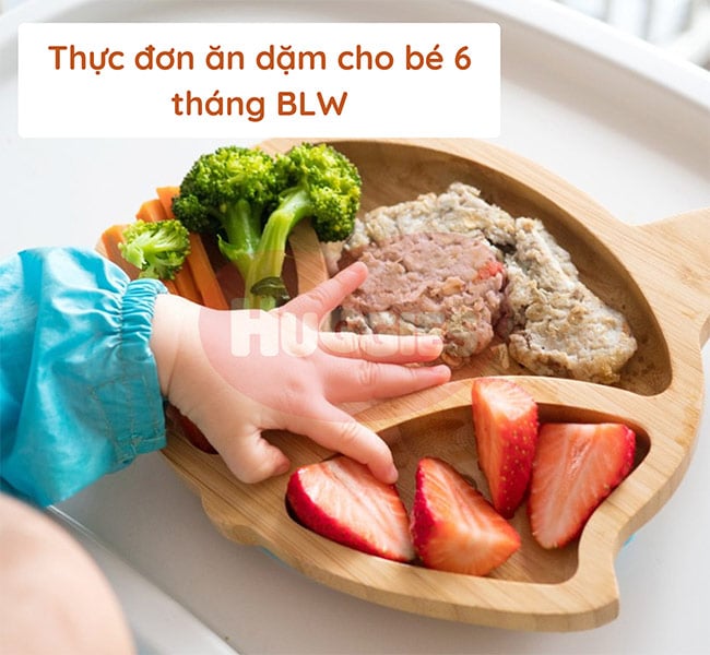 Gợi ý thực đơn ăn dặm cho bé 6 tháng tuổi BLW